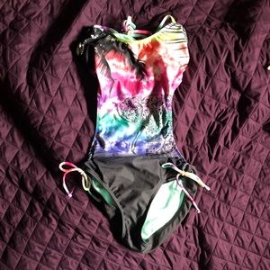 Once piece open back